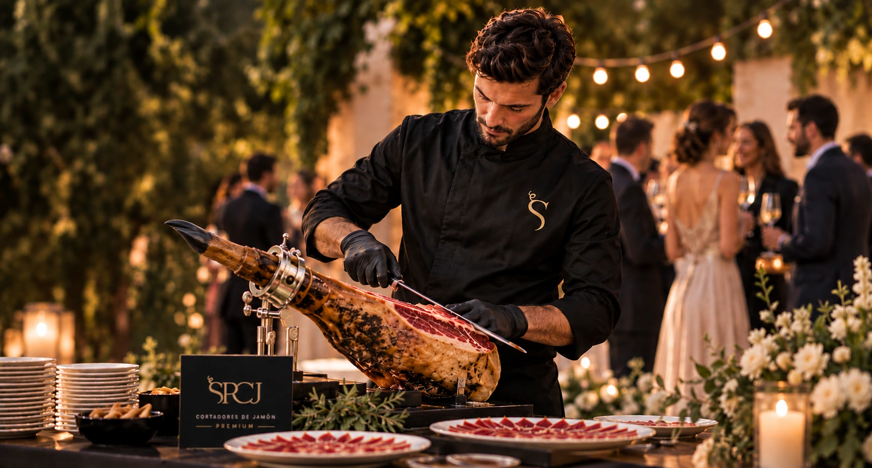 Cortador de Jamón para Eventos y Bodas
